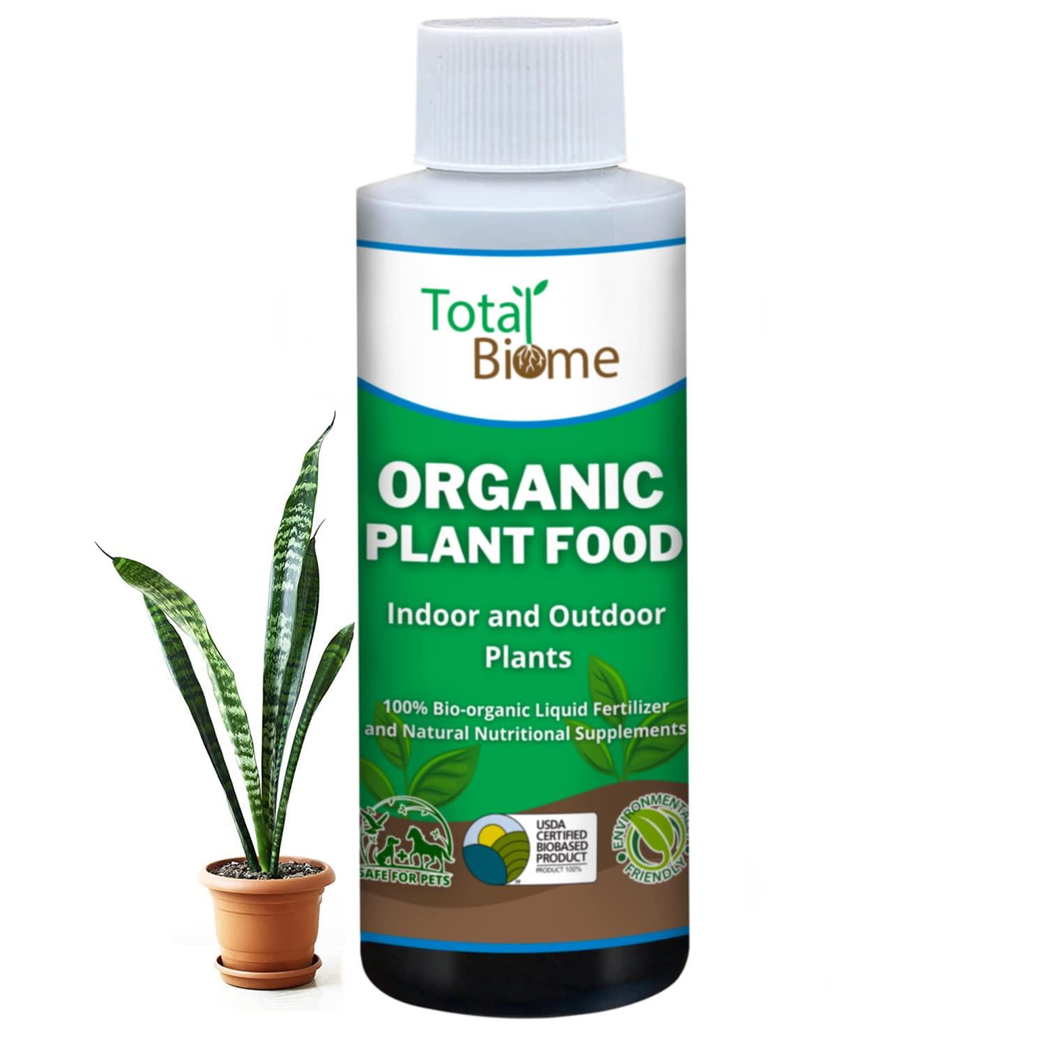 Indoor & Outdoor Organic Plant Food - Bio-Organic Liquid Fertilizer - Total Biome