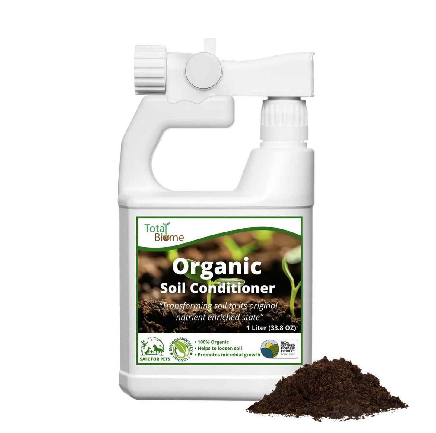 Soil Conditioner, 100% Bio-Organic Fertilizer - Total Biome